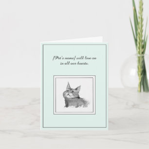 Sympathie voor een Maine Coon Cat Kaart