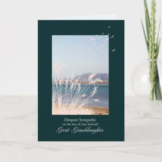 Sympathie voor verlies kleindochter kaart (Voorkant)