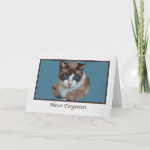 Sympathie voor verlies van gezelschapsdieren met k kaart