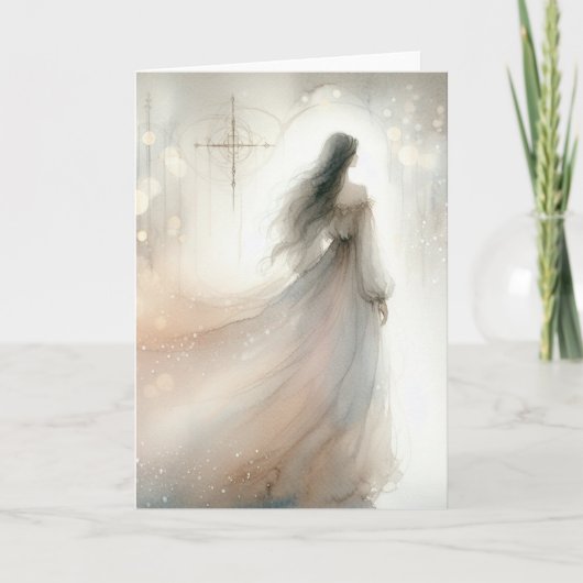 Sympathie (vrouw geliefde) kaart (Voorkant)