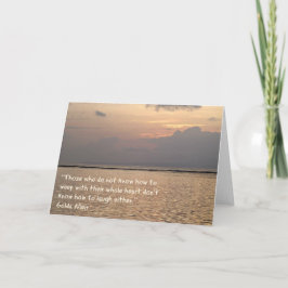 Sympathie Wenskaart Golda Meir Tekst Kaart