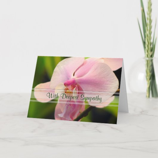 Sympathie Wenskaart Kaart (Voorkant)