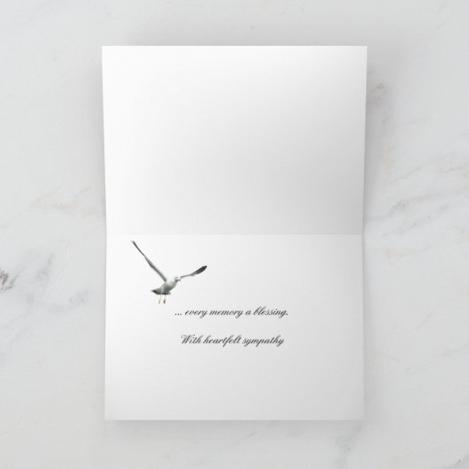 Sympathie Zonnetijd met Sailboot Kaart (Binnen)