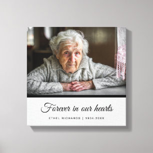 Sympathieherdenking bij het liefhebben van geheuge canvas afdruk