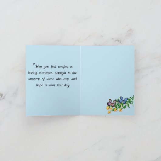 Sympathiekaart: gele rozen kaart (Binnen)