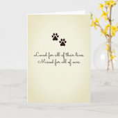 Sympathiekaart voor het verlies van een huisdier kaart (Gele Bloem)