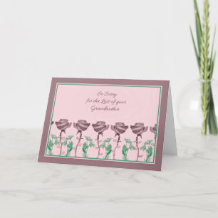 Sympathiekaart voor je grootmoeder met Rozen Kaart