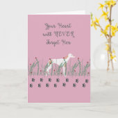 Sympathiekaart voor verlies van Vrouw Greyhound Kaart (Gele Bloem)