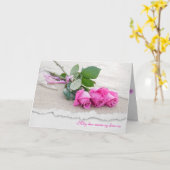 sympathieroze rozen op het strand kaart (Gele Bloem)