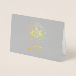 Sympathikaart van de Militaire Academie van Pennsy Folie Kaarten