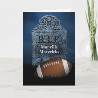 Sympathikaart voor het verlies van uw Football tea Kaart