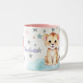 Sympathique Leo Zodiac Signe Mug personnalisé pour (Devant droit)
