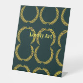 Sympathique texte d'art Signes Affiches Panneau de (Recto)