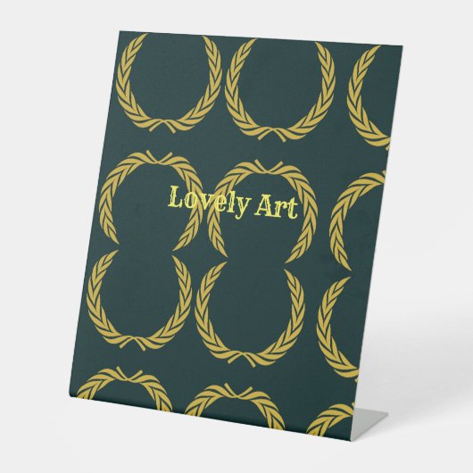 Sympathique texte d'art Signes Affiches Panneau de (Recto)