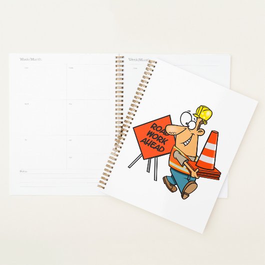 Sympathique Travailleur de la construction Route d