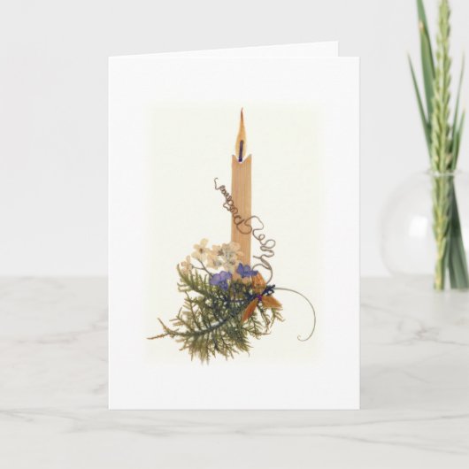 Sympathy Candle Kaart (Voorkant)