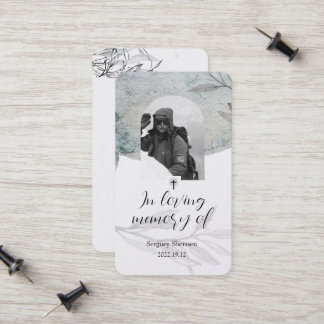 Sympathy Card Contactkaartje