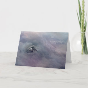 Sympathy card dog kaart