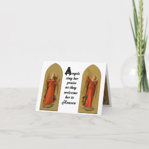 Sympathy card for Female Family Member Bedankkaart