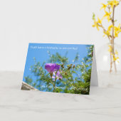 Sympathy Card – Ierse zegening Kaart (Gele Bloem)