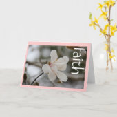 Sympathy Card: Magnolia een Schriftvers over het g Kaart (Gele Bloem)