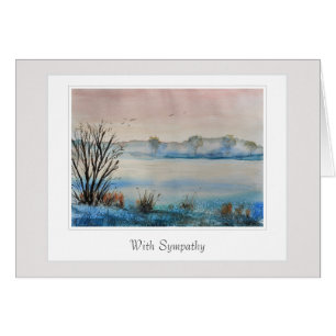 Sympathy Card met een zorgzaam vers