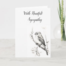 Sympathy Card met oprechte sympathie Kaart