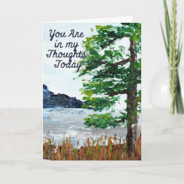 Sympathy Card Ocean Cliff Kaart