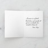 Sympathy Card - Originele kunst Kaart (Binnen)