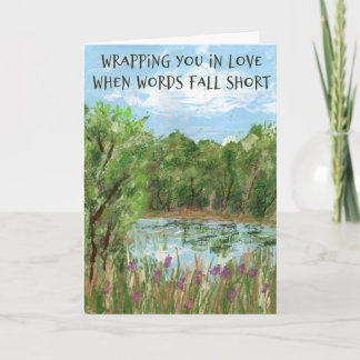 Sympathy Card Pond Kaart