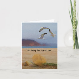 Sympathy Card Seascape Kaart