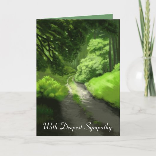 Sympathy Card van One: Grandmother Forest Scene Kaart (Voorkant)