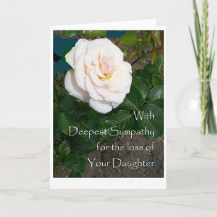 Sympathy Card Verlies van dochter Kaart