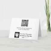 Sympathy Card – Zonlicht door de wolken Kaart (Achterkant)