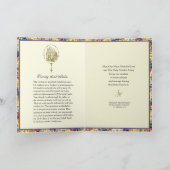 Sympathy Floral Rosaire Écriture (Intérieur)