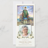 Sympathy Floral St Patrick Carte de remerciements  (Devant)