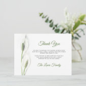 Sympathy Funeral Calla Lily Flower Merci PHOTO (Debout devant)