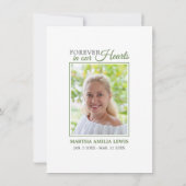 Sympathy Funeral Calla Lily Flower Merci PHOTO (Dos)