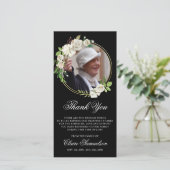 Sympathy Funeral MERCI Aquarelle Florale PHOTO (Debout devant)