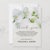 Sympathy Funeral White Orchidées MERCI | PHOTO (Devant)