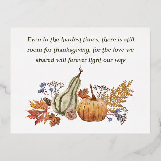 Sympathy Gift card for Thanksgiving Folie Feestdagen Briefkaart