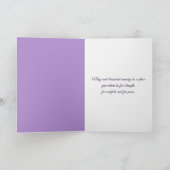 Sympathy Lilacs op oude pianotoetsen Kaart (Binnen)