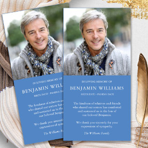 Sympathy Loss Photo Marine Funeral Merci Cartes