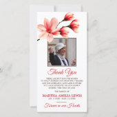 Sympathy Love Mémoire Magnolia MERCI Photo (Devant)