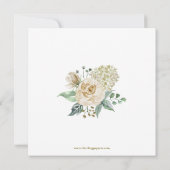 Sympathy Memory Creme Floral MERCI (Dos)