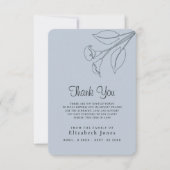 Sympathy Memory Flower Bedankkaart (Voorkant)