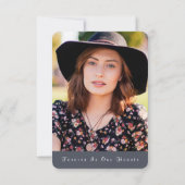 Sympathy Memory Sunset Ocean Bedankkaart (Achterkant)