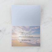 Sympathy Merci Flying Birds Ocean Scene Cartes (Intérieur)