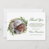 Sympathy Merci Mémorial de la verdure PHOTO (Devant)