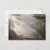 Sympathy MERCI Memorial Forest Sun PHOTO (Devant)